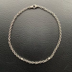 Judith Ripka Sterling Silver Link 17 In Necklace